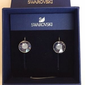 Swarovski crystal 1.5 CM earrings. New with tags
